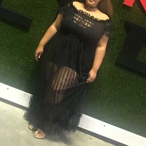 Lace dress plus size